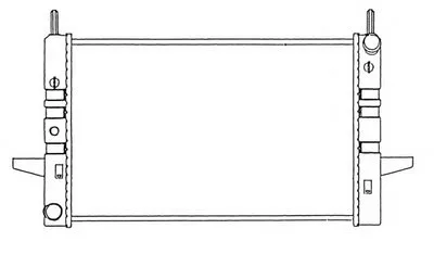 Радиатор, охлаждение двигателя NRF купить