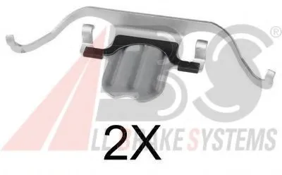 Комплектующие, колодки дискового тормоза A.B.S. купить