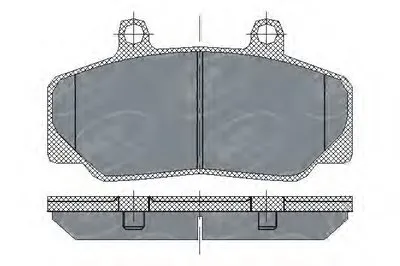 Комплект тормозных колодок, дисковый тормоз SCT Germany купить