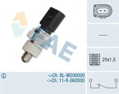 Выключатель, фара заднего хода FAE купить