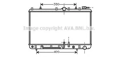 Радиатор, охлаждение двигателя AVA QUALITY COOLING купить