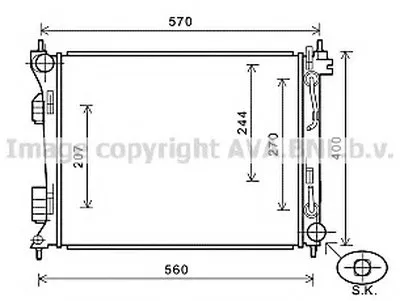 Радиатор, охлаждение двигателя