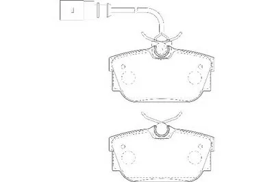 Комплект тормозных колодок, дисковый тормоз DURON купить