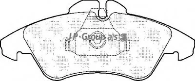 Комплект тормозных колодок, дисковый тормоз QH JP GROUP купить