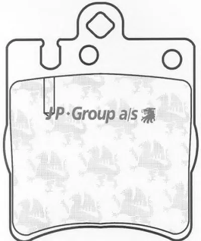 Комплект тормозных колодок, дисковый тормоз QH JP GROUP купить