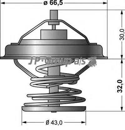 Термостат, охлаждающая жидкость QH JP GROUP купить