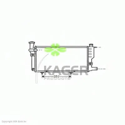 Радиатор, охлаждение двигателя KAGER купить