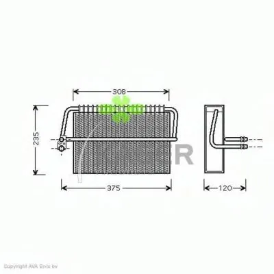 Испаритель, кондиционер KAGER купить