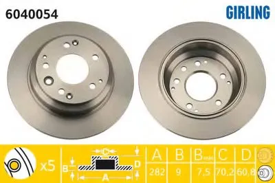 Тормозной диск GIRLING купить