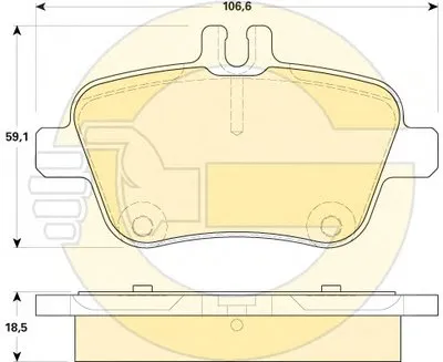 Комплект тормозных колодок, дисковый тормоз GIRLING купить