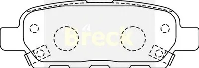 Комплект тормозных колодок, дисковый тормоз BRECK купить