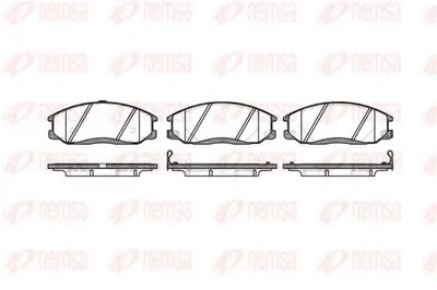 Комплект тормозных колодок, дисковый тормоз KAWE купить