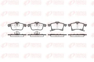 Комплект тормозных колодок, дисковый тормоз KAWE купить
