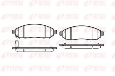 Комплект тормозных колодок, дисковый тормоз KAWE купить