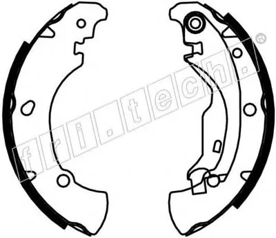 Комплект тормозных колодок fri.tech. купить