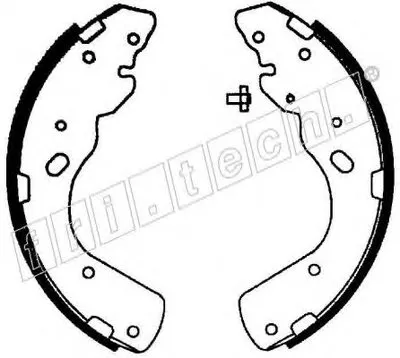 Комплект тормозных колодок fri.tech. купить