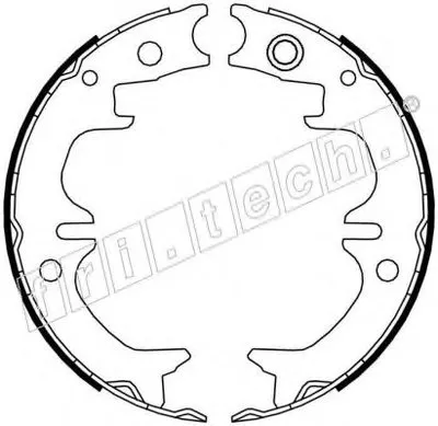 Комплект тормозных колодок, стояночная тормозная система fri.tech. купить