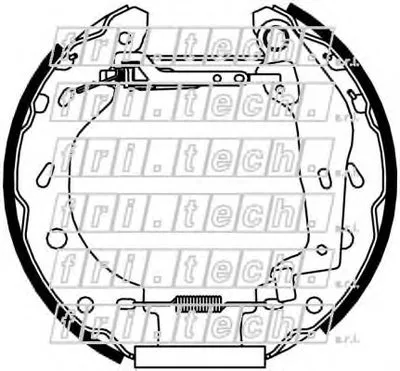Комплект тормозных колодок FAST KIT fri.tech. купить