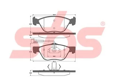 Комплект тормозных колодок, дисковый тормоз sbs купить