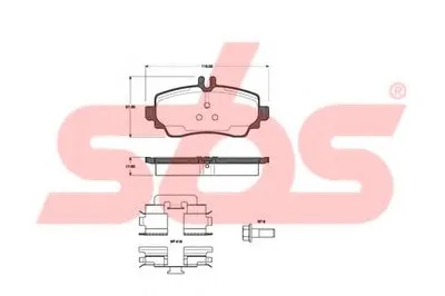 Комплект тормозных колодок, дисковый тормоз sbs купить