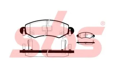Комплект тормозных колодок, дисковый тормоз sbs купить
