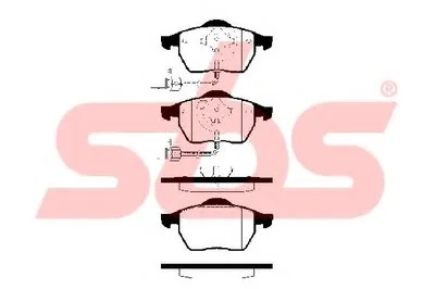 Комплект тормозных колодок, дисковый тормоз sbs купить
