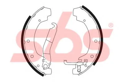 Комплект тормозных колодок sbs купить