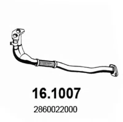 Труба выхлопного газа ASSO купить