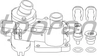 Корпус термостата TOPRAN купить