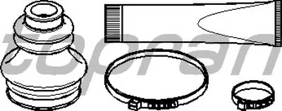 Комплект пылника, приводной вал TOPRAN купить