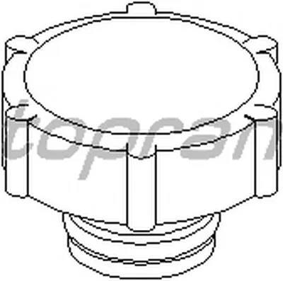 Крышка, резервуар охлаждающей жидкости TOPRAN купить