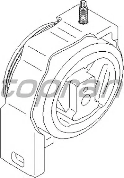 Подвеска, ступенчатая коробка передач TOPRAN купить