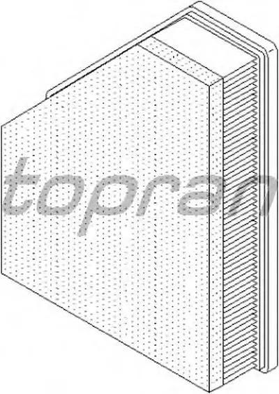 Воздушный фильтр TOPRAN купить
