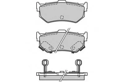Комплект тормозных колодок, дисковый тормоз E.T.F. купить