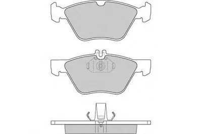 Комплект тормозных колодок, дисковый тормоз E.T.F. купить
