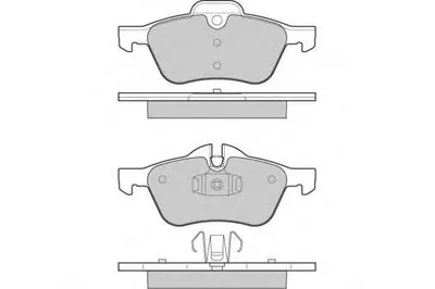 Комплект тормозных колодок, дисковый тормоз E.T.F. купить