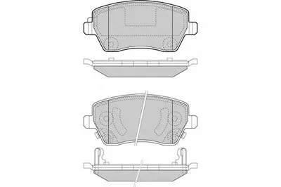Комплект тормозных колодок, дисковый тормоз E.T.F. купить