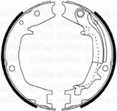 Комплект тормозных колодок, стояночная тормозная система CIFAM купить
