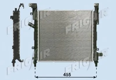 Радиатор, охлаждение двигателя FRIGAIR купить