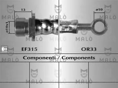 Тормозной шланг MALÒ купить