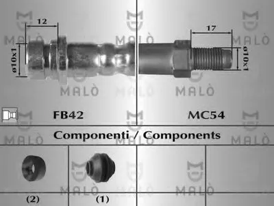 Тормозной шланг MALÒ купить