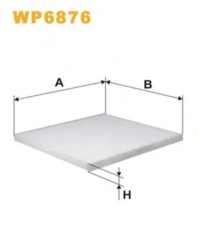 Фильтр, воздух во внутренном пространстве WIX FILTERS купить