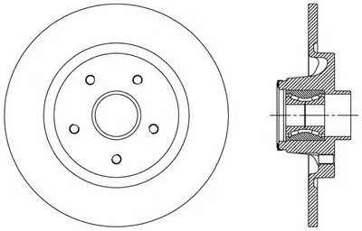 Тормозной диск ADAPTIVE OPEN PARTS купить