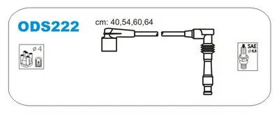 Комплект проводов зажигания JANMOR купить