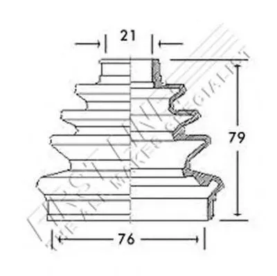 Пыльник, приводной вал FIRST LINE купить