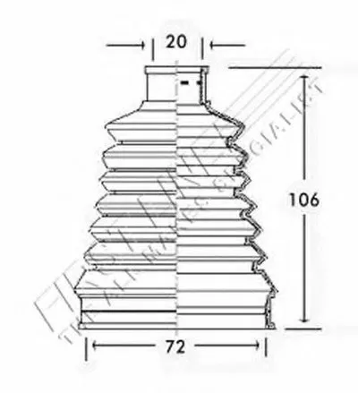 Пыльник, приводной вал FIRST LINE купить
