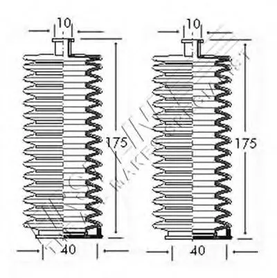 Пыльник, рулевое управление FIRST LINE купить