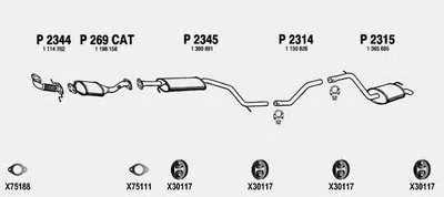 Система выпуска ОГ FENNO купить