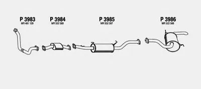 Система выпуска ОГ FENNO купить