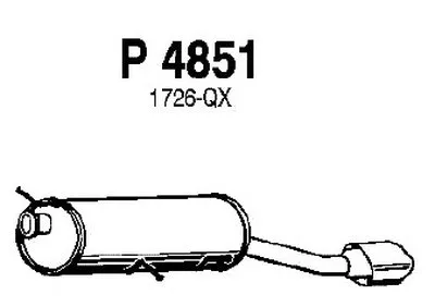 Глушитель выхлопных газов конечный FENNO купить